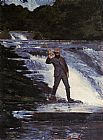 Winslow Homer Winslow The Angler painting